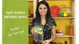 Yağ Yakıcı Detoks Suyu ve İştah Kapatıcı Diyet Tarif  Diyetisyen Ayşe Tuğba Şengel [upl. by Samira]