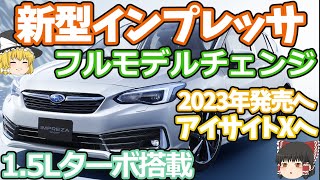 新型インプレッサのフルモデルチェンジ情報：スバルの新エンジン搭載！ [upl. by Westfall559]