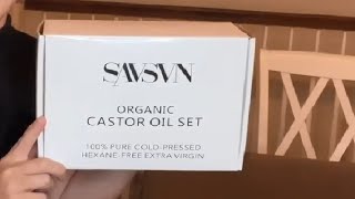 Organic Castor Oil Cold Pressed Unrefined Glass Bottle Review [upl. by Hazeghi]