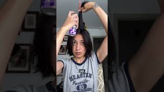 Watch Me Try Velcro Rollers On My Short Hair  Shorts  Haircom By L’Oréal [upl. by Adnilem]