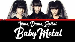 BABYMETAL  Ijime Dame Zettai Legendado PTBR Lyrics ROMENGPTBR [upl. by Larine]