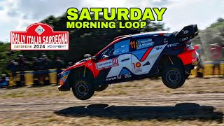 NEUVILLE OUT IN SS8  WRC RALLY ITALIA SARDEGNA 2024  SATURDAY MORNING [upl. by Hedvah]