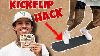 Nyjah Hustons HACK To Kickflips [upl. by Domela]