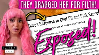 Pink Sauce Daves Gourmet EXPOSES Chef Pii w RECEIPTS 45k Upfront FRAUD Contract Details MORE [upl. by Schaeffer]