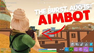 The NEW Burst AUG is AIMBOT 🎯 Strucid Chapter 2 [upl. by Ydoj]