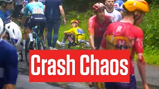 How Critérium du Dauphiné Crashes Nearly Upset The Tour de France 2024 [upl. by Irreg560]