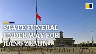 WATCH LIVE State funeral under way for Jiang Zemin [upl. by Codel]