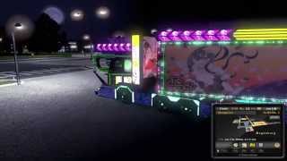 Euro Truck Simulator 2 New Scania Dekotora MOD 19 instalación y vídeo clip [upl. by Laumas]