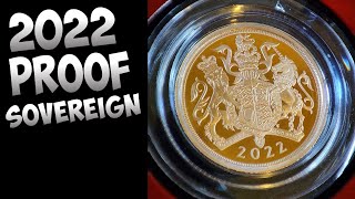 2022 Proof Gold Sovereign [upl. by Varini]