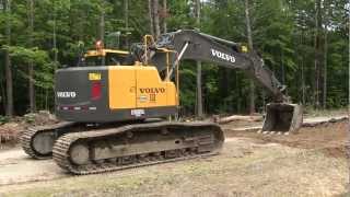 Volvo ECR305CL Compacting [upl. by Anitteb]