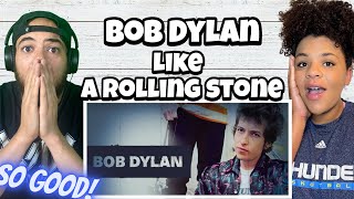 WE HAD TO CHECK HIM OUT  FIRST TIME HEARING Bob Dylan  Like A Rolling Stone REACTION [upl. by Kciregor870]