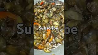 Adobong Talong with Pork simpleng ulam sa hapunanfood cooking pinoyfoodie foodie delicious [upl. by Tillo]