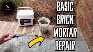 How To Repair Brick Mortar Joints [upl. by Estrella723]