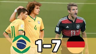 Brazil vs Germany 17 • Most Disgraceful World Cup Match Ever• Highlights amp All Goals [upl. by Pestana]