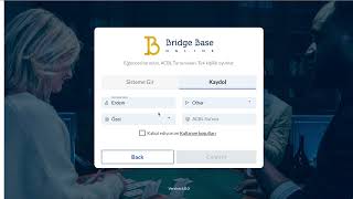 Bridge Base Online kullanıcı adı oluşturma  BBOya Kayıt ol [upl. by Enifesoj779]