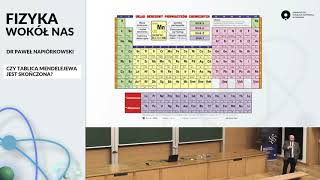 Czy tablica Mendelejewa jest skończona dr Paweł Napiórkowski [upl. by Thapa723]