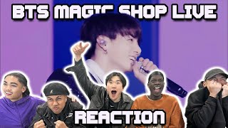 OUR FIRST TIME WATCHING BTS MAGIC SHOP LIVE [upl. by Jarin]