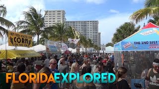 2017 Pompano Beach Seafood Festival  Florida Explored [upl. by Eniamreg276]