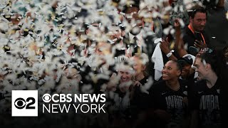 NY Liberty make history with 1st WNBA championship title [upl. by Gibrian]