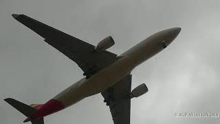 Madrid Airport  Afternoon Landings A330 A340 767  Spotting [upl. by Namielus]