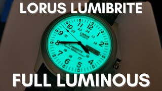 LORUS Lumibrite Full Luminous Watch RJ665AX9 [upl. by Maker590]