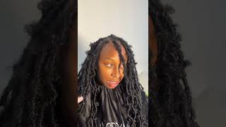 Crotchet butterfly locs naturalhairstyles hairstyles hairstyle [upl. by Trahern143]