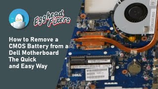 How to Remove a CMOS Battery from a Dell Motherboard  The Quick and Easy way [upl. by Annatsirhc230]