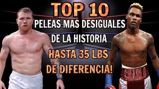 Top10 Boxeadores Que Subieron 2 Categorías y lo Pagaron💀 Brutales Diferencias de Peso en la Historia [upl. by Airdnas]