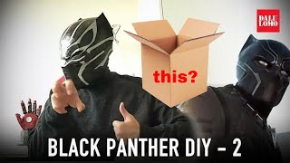 Make Black Panther Helmet Part 2  Details  Civil War Cosplay How to [upl. by Ahsyek]