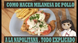 Como hacer Milanesas de pollo paso a pasos  napolitana Migue Cocina [upl. by Terra]