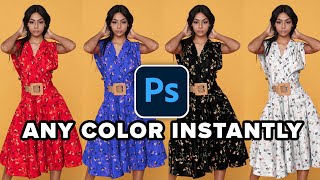 Change color in photoshop to ANYTHING Even black or white [upl. by Eldoree]