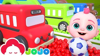 Color Train  Wheels On the Bus Song  Baby JoJo Nursery Rhymes amp Kids Songs [upl. by Secnirp]