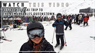 Skiing at the Remarkables Queenstown South Island NEW ZEALAND ll Day trip information and tips [upl. by Neema]