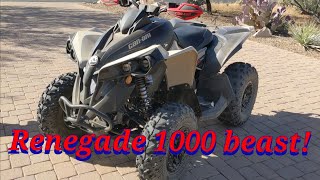 2021 Can Am Renegade 1000R X XC First Look Review [upl. by Nnaycnan]