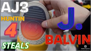 J Balvin Jordan 3s At A STEAL Hunting 4 SNEAKER STEALS [upl. by Stinson]