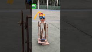 Making a walking robot with DC motor youtubeshort shorts ytshorts creativeideas diy [upl. by Aissila]