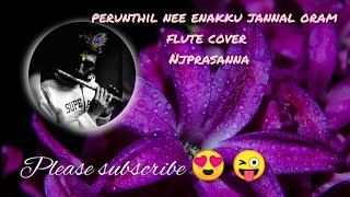 perunthil nee enakku jannal oram flute cover Njprasanna dhinamadhu balakrishnan [upl. by Anelat]