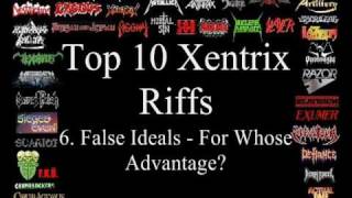 Xentrix Top 10 Riffs [upl. by Ainavi928]