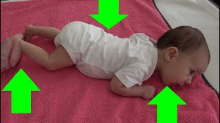 JUEGOS divertidos para el bebé de 2 meses Cuerpo movimiento y sosiego [upl. by Corrianne228]