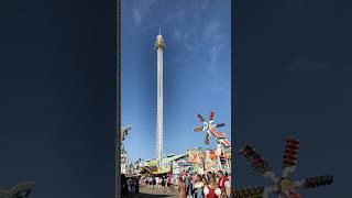 FreefallTower Oktoberfest oktoberfest festival munich skyfall [upl. by Eleahcim]