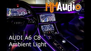 Audi A6 C8 Ambient Light retrofit [upl. by Ssor437]