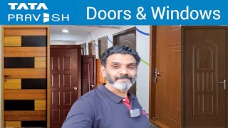 TATA Steel doors amp Windows  TATA pravesh  All about steel doors  Steel Windows  Cuirass doors [upl. by Aikimat]