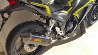 Honda CBR300r with Akrapovic Exhaust Idle [upl. by Htieh]