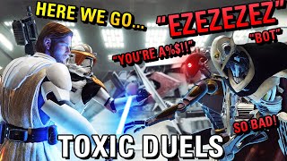 I DUELED ONE OF THE MOST TOXIC TEAMS IN BATTLEFRONT 2 AND I DESTROYED THEM Battlefront 2 [upl. by Hake]