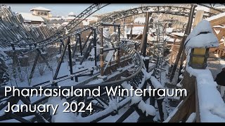 Phantasialand Wintertraum  Jan 2024 [upl. by Llennahc]