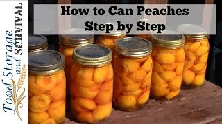 How to Can Peaches Step by Step [upl. by Cosette]