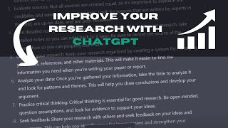 Streamlining Your Research Process Using ChatGPT for Developing a Theoretical Framework [upl. by Saiff]