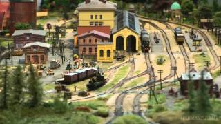 Amazing Model Railway Z Scale with Micro Trains Z Gauge [upl. by Kelwin510]