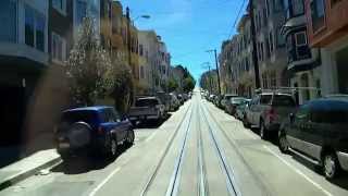 San Francisco Powell Street Cable Car  Complete Ride [upl. by Enuahs237]