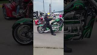 His and Hers Boss Hossbikerallynicegreenpinkmoneyfypv8muscleamericasturgisusa [upl. by Tamberg]